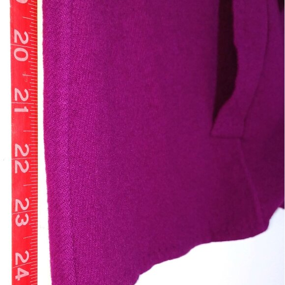 Talbots Woman Wool Swing Jacket Plus Size 14W Purple Classic Layering Office - Picture 9 of 10